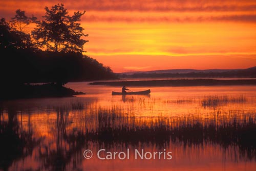 Canoeing at Sunrise